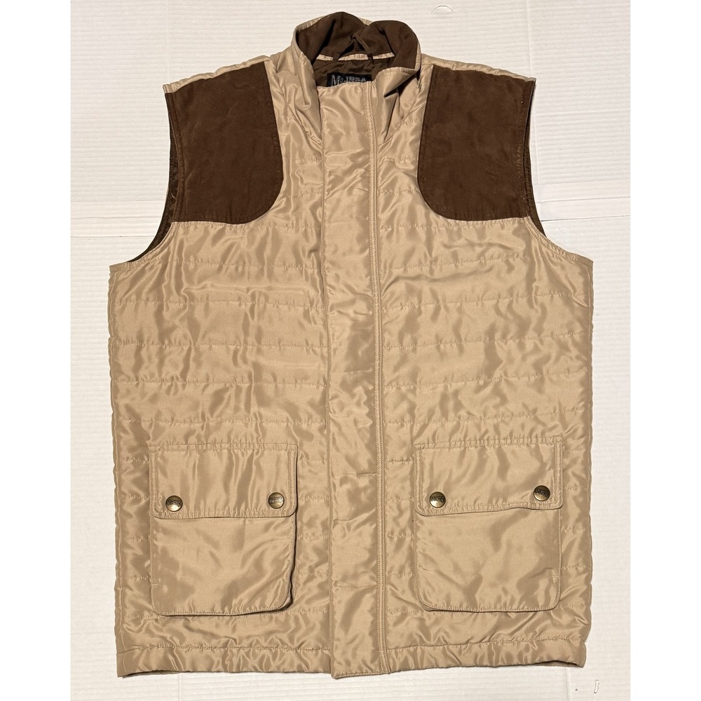 MIDWAY‎ USA - Men's Quilted Insulated Beige Hunting Vest - Large Tall